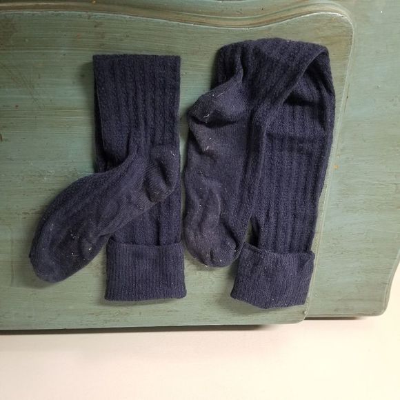 Wool blend y2k button knitcore knit socks - Picture 1 of 3